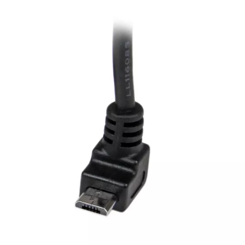 StarTech.com 2 m Micro USB laidas - A į viršų kampuotą Micro B