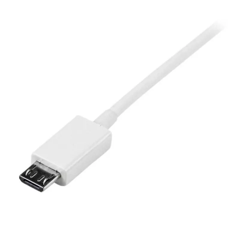 StarTech.com 2 m baltas „Micro USB“ laidas – A į „Micro B“