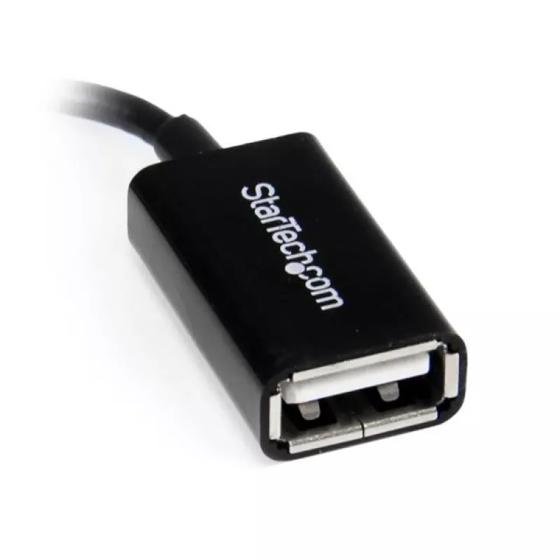 StarTech.com 5 colių kampinis mikro USB į USB OTG pagrindinio įrenginio adapteris M/F