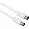 Bendraašis kabelis Schwaiger 5,0 m IEC – IEC 5 m baltas