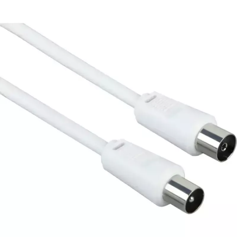 Bendraašis kabelis Schwaiger 5,0 m IEC – IEC 5 m baltas