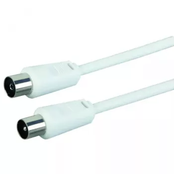 Bendraašis kabelis Schwaiger 5,0 m IEC – IEC 5 m baltas