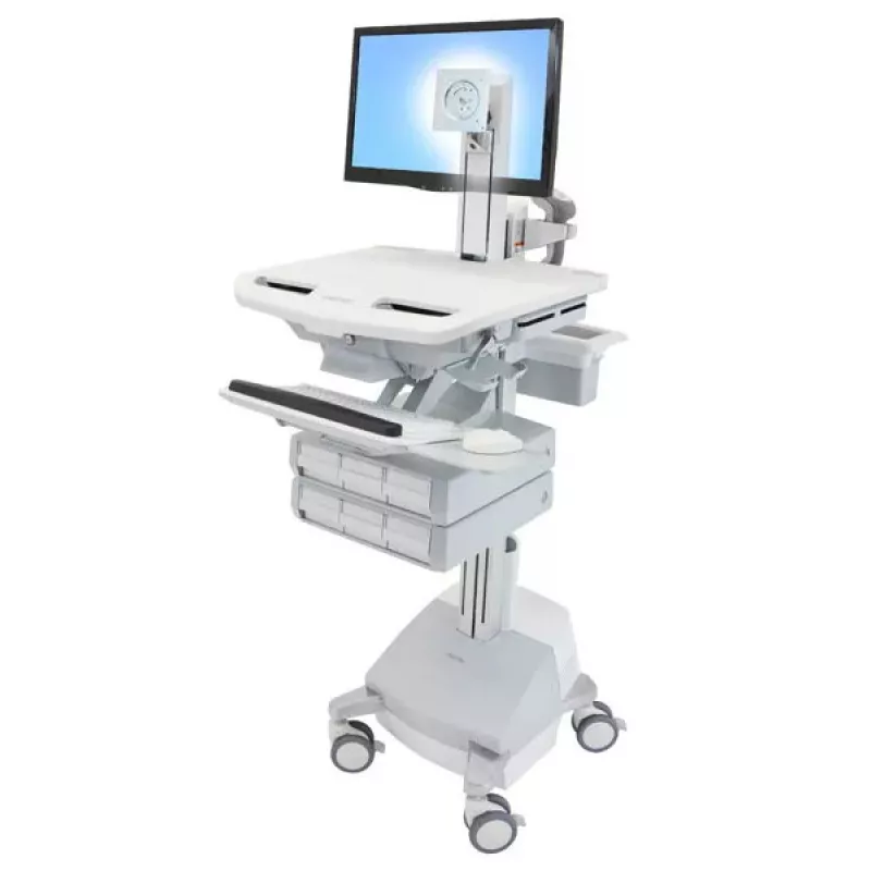 Multimedijos vežimėlis Ergotron StyleView Aliuminio Pilka Balta