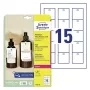 Neklijuojama spausdintuvo etiketė Avery T1002-10 Balta 5x5 cm 150 vnt.