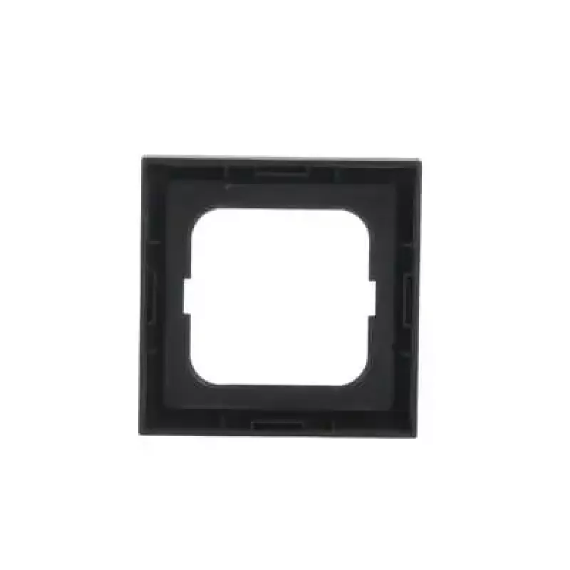 Užklijuojamas sieninis dangtelis Busch-Jaeger 1721-885K juodas, termoplastikas, be varžtų, 80×80 mm, 11 mm storio