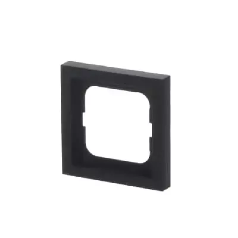 Užklijuojamas sieninis dangtelis Busch-Jaeger 1721-885K juodas, termoplastikas, be varžtų, 80×80 mm, 11 mm storio