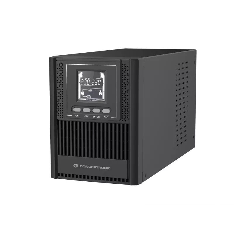 Conceptronic ZEUS52ES1K 1000VA 900W internetinis bokštinis UPS, Schuko