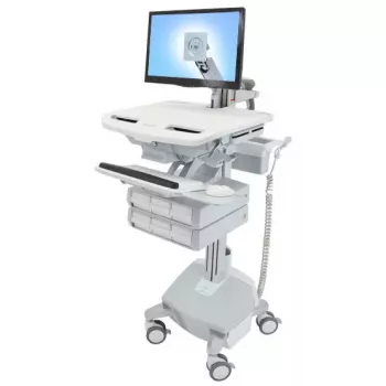 Multimedijos vežimėlis Ergotron StyleView aliuminio pilka balta