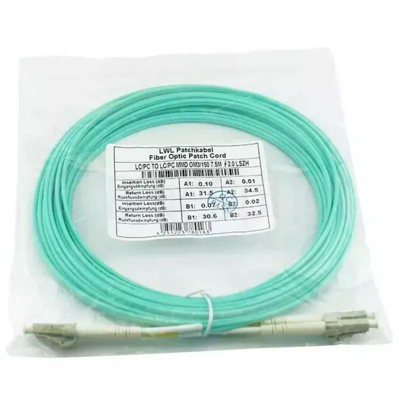 BlueOptics InfiniBand šviesolaidinis kabelis 10 m 2x LC LC/APC žalias