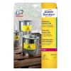 Lipnios etiketės Avery L6107-20 Suapvalintas stačiakampis Geltonos