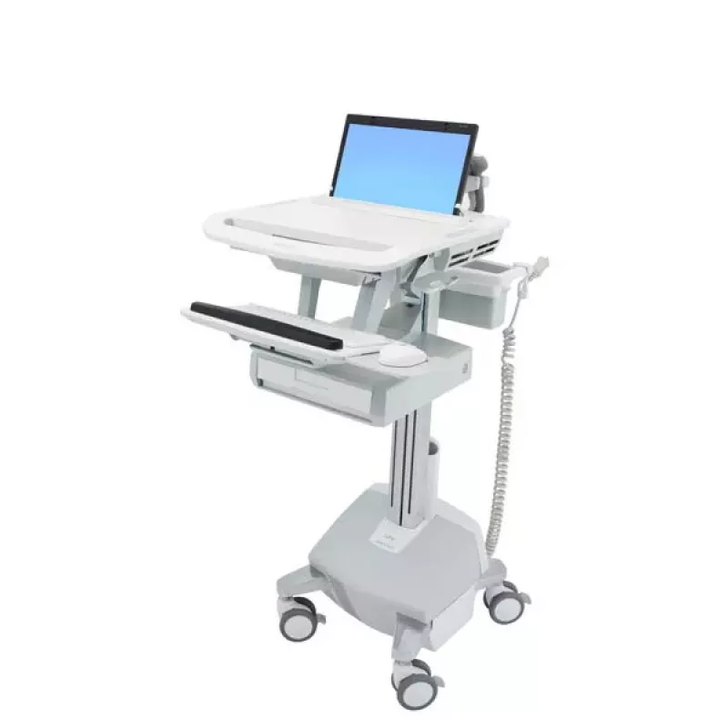 Multimedijos vežimėlis Ergotron StyleView aliuminio pilka balta
