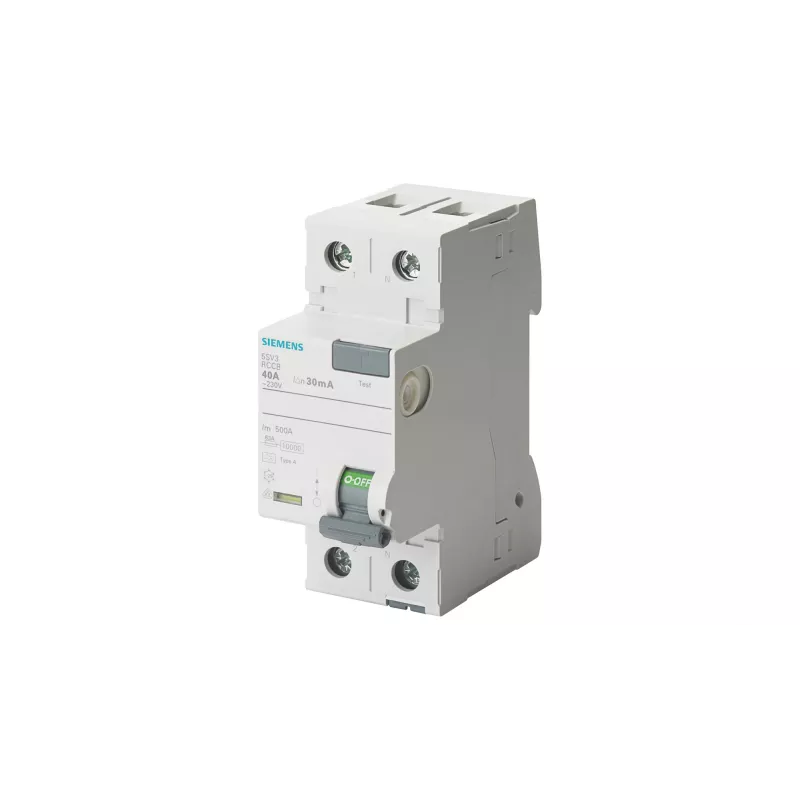 Siemens 5SV3312-6 grandinės pertraukiklis diferencinės srovės apsaugos įtaisas A tipas 2