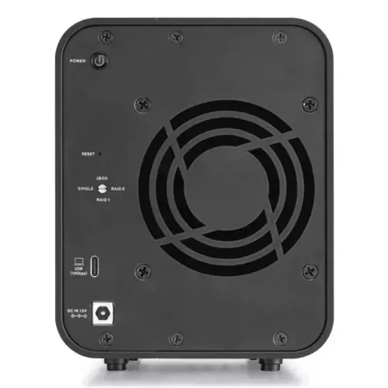 Disk Array TerraMaster D2-320 2 diskai HDD SSD kompaktiškas darbalaukio