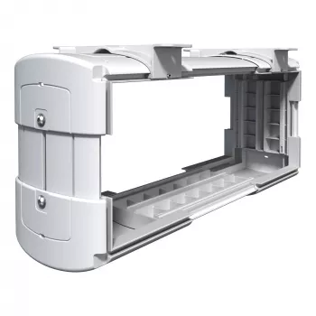Dataflex Viewlite kompiuterio laikiklis - stalo 100, 30 kg, ABS sintetika, balta
