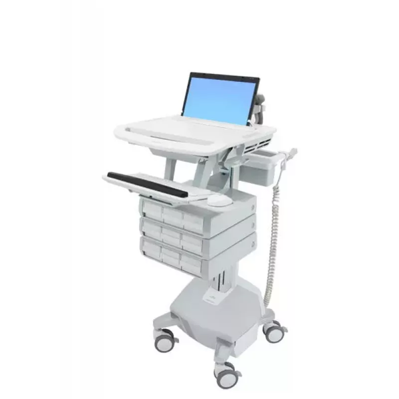 Multimedijos vežimėlis Ergotron StyleView Aliuminio Pilka Balta