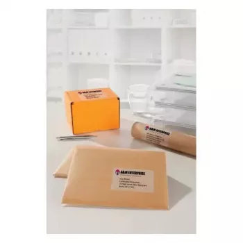 Lipnios etiketės Avery J4722-25 Užapvalintas stačiakampis Skaidrios