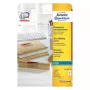 Lipnios etiketės Avery J4722-25 Užapvalintas stačiakampis Skaidrios