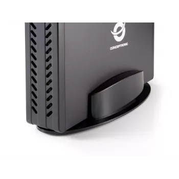 Conceptronic 3,5 col. standžiojo disko dėžutė, HDD korpusas, 3,5 col., Serial ATA, Serial ATA II, Serial ATA III, 0,48 Gbit/s, USB jungtis, juoda