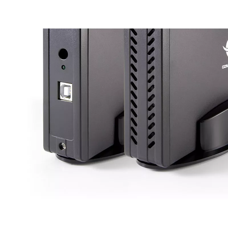 Conceptronic 3,5 col. standžiojo disko dėžutė, HDD korpusas, 3,5 col., Serial ATA, Serial ATA II, Serial ATA III, 0,48 Gbit/s, USB jungtis, juoda
