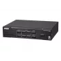 ATEN 4 x 2 True 4K pristatymo matricos komutatorius, medijos pristatymo matricos komutatorius, 4096 x 2160 pikselių, 4096 x 2160, 3840 x 2160, juoda, metalas, mygtukai