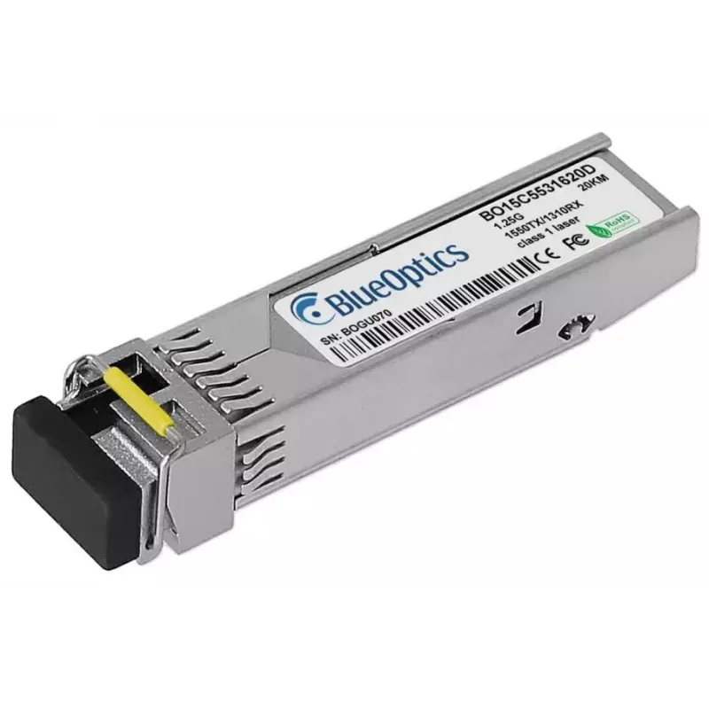 SFP siųstuvo-imtuvo modulis BlueOptics SFP-GIG-BB LX/LC EEC-BO šviesolaidis 20 000 m