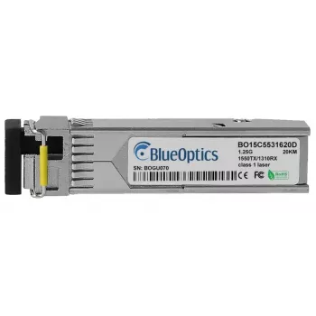 SFP siųstuvo-imtuvo modulis BlueOptics SFP-GIG-BB LX/LC EEC-BO šviesolaidis 20 000 m
