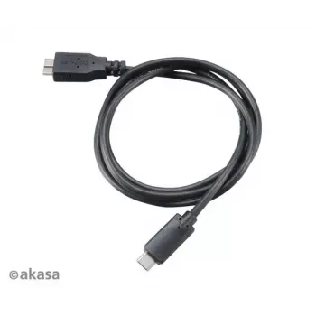 USB laidas Akasa C/micro-B 1m juodas