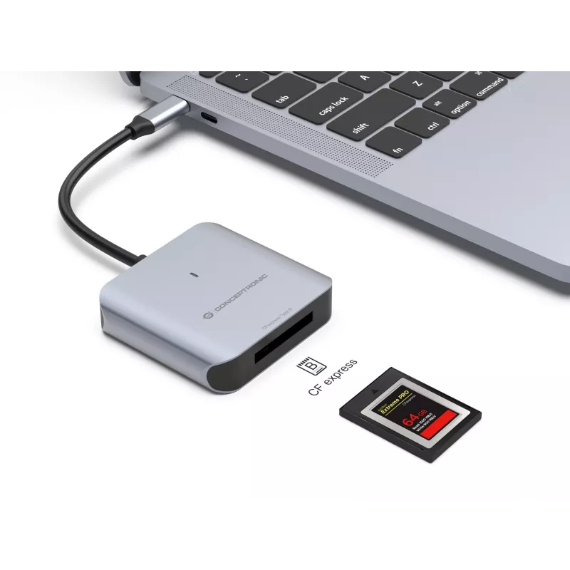 Conceptronic BIAN08G CFexpress 2.0 B tipo kortelių skaitytuvas USB 3.2 Gen 2