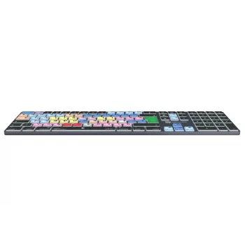 Logickeyboard LKB-MCOM4-TM-UK klaviatūra, skirta biurui, Bluetooth, QWERTY, anglų, pilka, titano