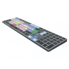 Logickeyboard LKB-MCOM4-TM-UK klaviatūra, skirta biurui, Bluetooth, QWERTY, anglų, pilka, titano