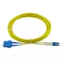 BlueOptics SFP3132BU3MK InfiniBand šviesolaidinis kabelis 3 m LC SC Geltonas