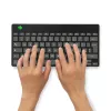 R-Go Tools Ergonominė klaviatūra R-Go Compact Break, kompaktiška klaviatūra su pertraukų programine įranga, QWERTY (IT), Bluetooth, juoda
