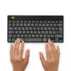 R-Go Tools Ergonominė klaviatūra R-Go Compact Break, kompaktiška klaviatūra su pertraukų programine įranga, QWERTY (IT), Bluetooth, juoda