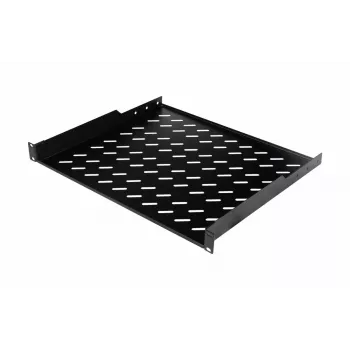 Stovo lentyna Equip Fixed Shelf 19' 1U 600MM juoda
