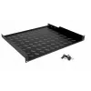 Stovo lentyna Equip Fixed Shelf 19' 1U 600MM juoda