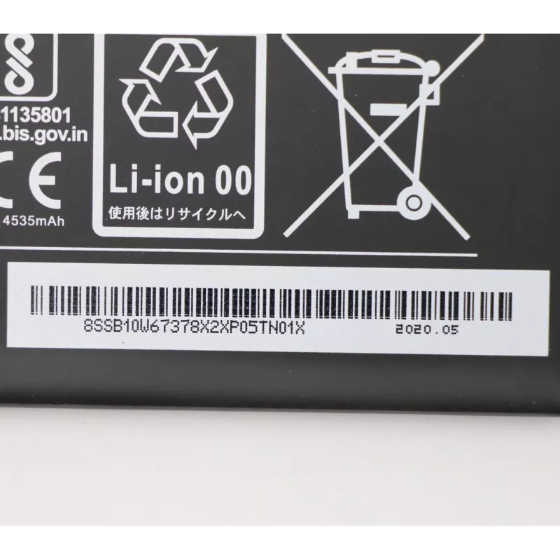 Lenovo 5B10W67165 nešiojamojo kompiuterio atsarginė dalis Baterija