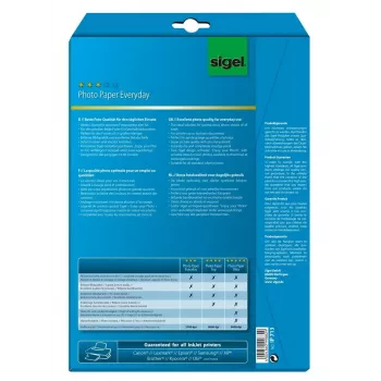 Spausdinimo popierius A4 Sigel IP713 Gloss 20 lapų Baltas