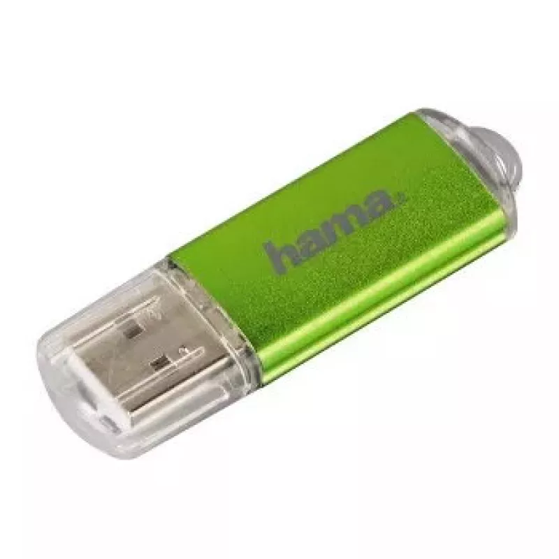 Hama Laeta 64GB USB atmintinė USB Type-A 2.0 Žalia, permatoma