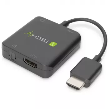 Techly HDMI garso išgaviklis Stereo/Garso 5.1 kanalas 4K 3D IDATA HDMI-VGA8