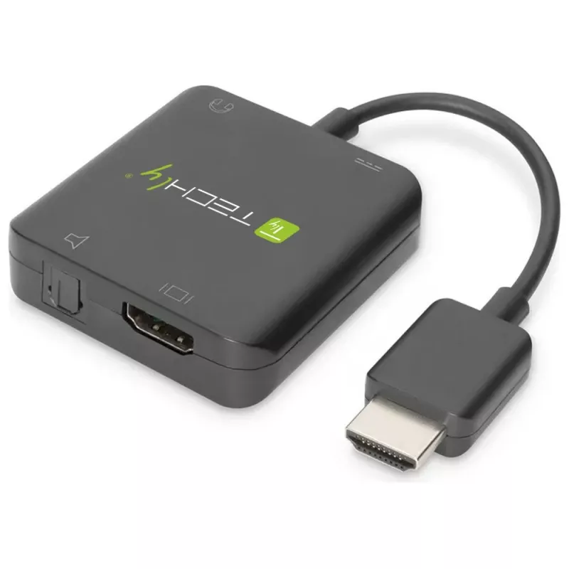 Techly HDMI garso išgaviklis Stereo/Garso 5.1 kanalas 4K 3D IDATA HDMI-VGA8