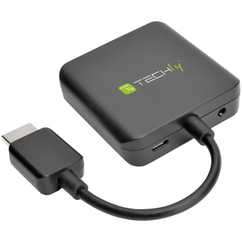Techly HDMI garso išgaviklis Stereo/Garso 5.1 kanalas 4K 3D IDATA HDMI-VGA8