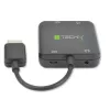 Techly HDMI garso išgaviklis Stereo/Garso 5.1 kanalas 4K 3D IDATA HDMI-VGA8