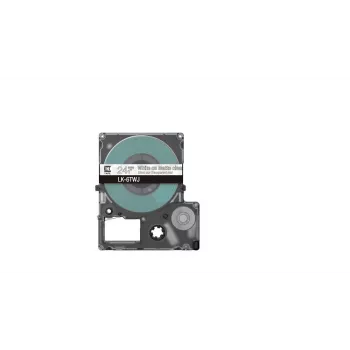 Etikečių juostelė Epson LK-6TWJ permatoma balta terminio perkėlimo 2,4 cm