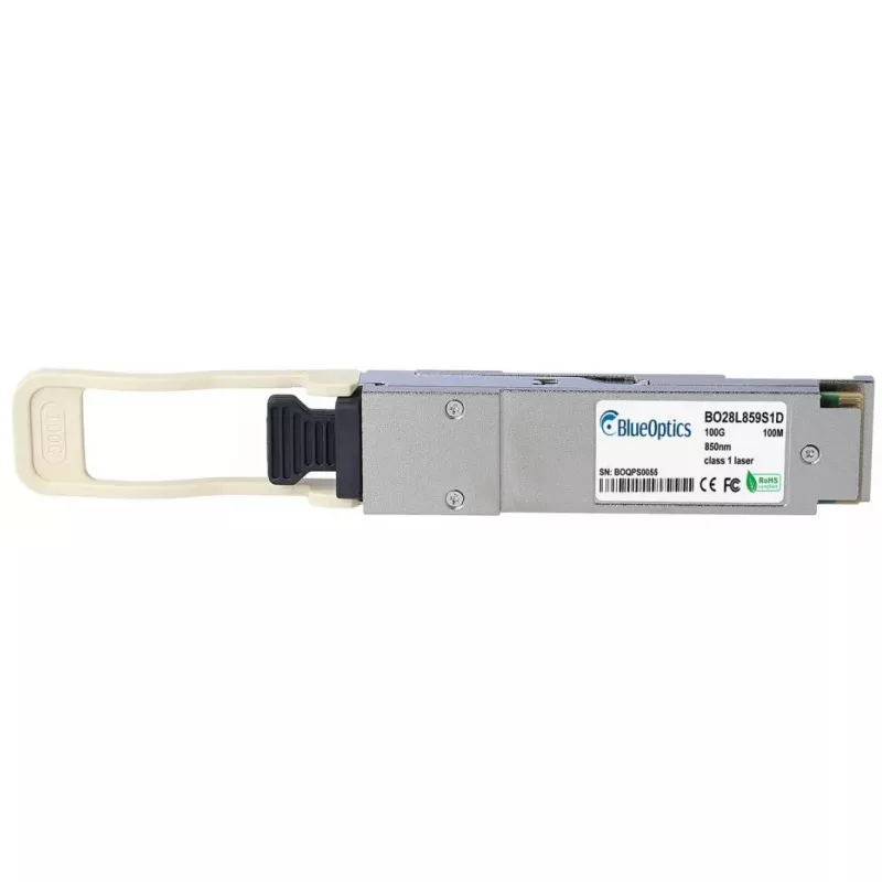 Šviesolaidinis siųstuvas-imtuvas BlueOptics AOM-MMA1B00-C100D-MLN-BO QSFP28 100 m