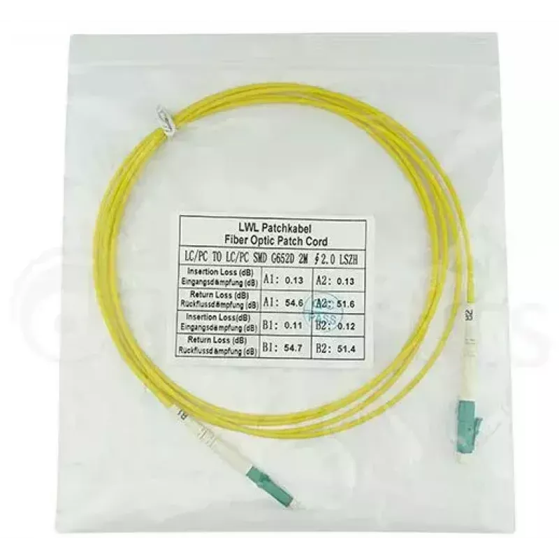 BlueOptics SFP2121BU7.5MM InfiniBand šviesolaidinis kabelis 7,5 m LC geltonas