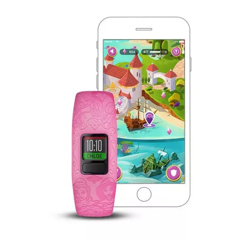 Aktyvumo apyrankė Garmin Vivofit Jr.2 Rožinė MIP ekranas 88x88
