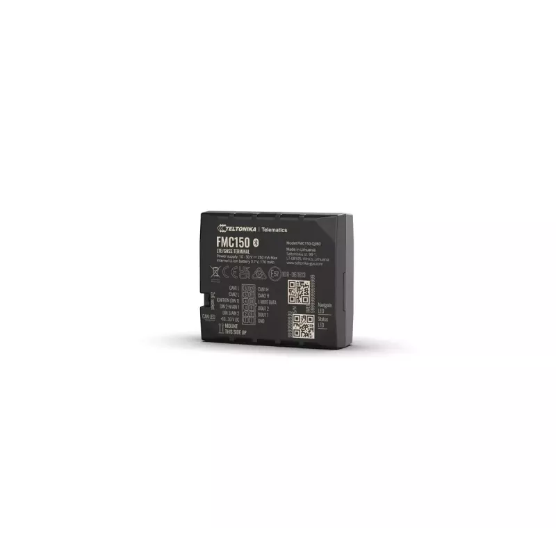 GPS seklys Teltonika FMC150 Car Juoda 0,128 GB baterija 6 val.
