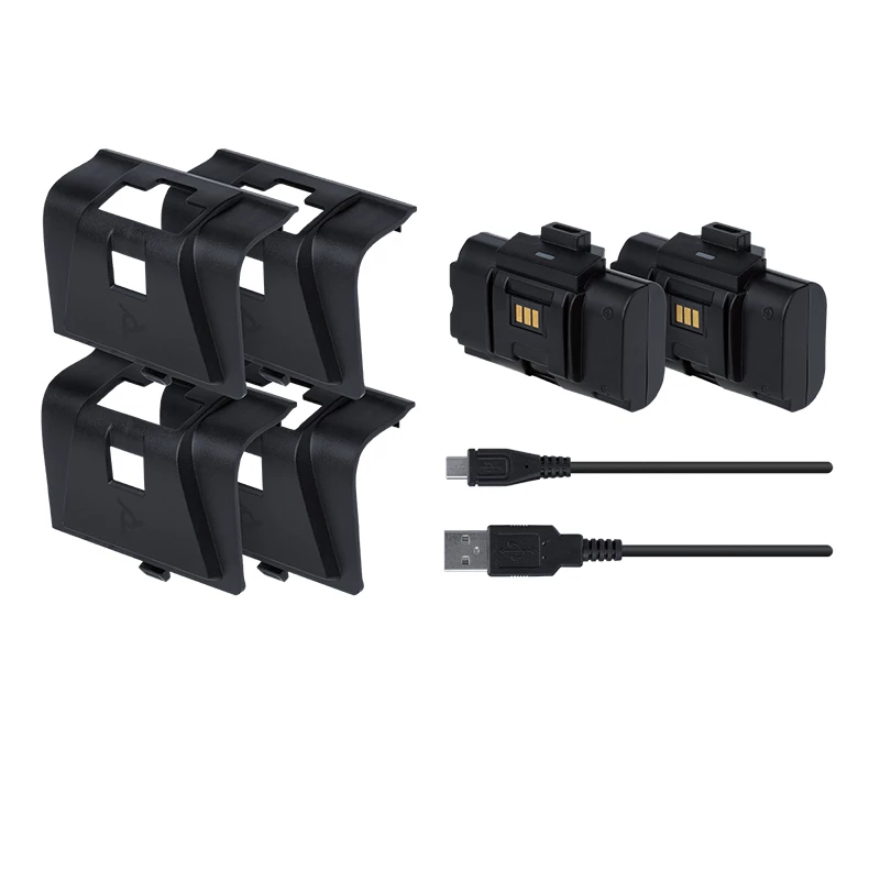 PDP Gaming Play & Charge Kit, Xbox One, žaidimų valdiklio baterija, juoda, polikarbonatas, 3 m, Microsoft