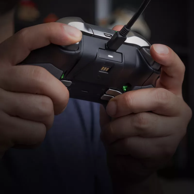 PDP Gaming Play & Charge Kit, Xbox One, žaidimų valdiklio baterija, juoda, polikarbonatas, 3 m, Microsoft