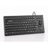 Klaviatūra GETT TKG-086-MB-IP68-Juoda pramoninė USB QWERTZ vokiška